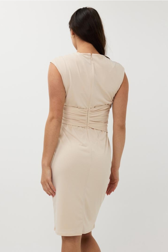 DRESS WAIST DETAIL SP25 05009 180 Sand